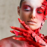 Beautiful, artistic makeup